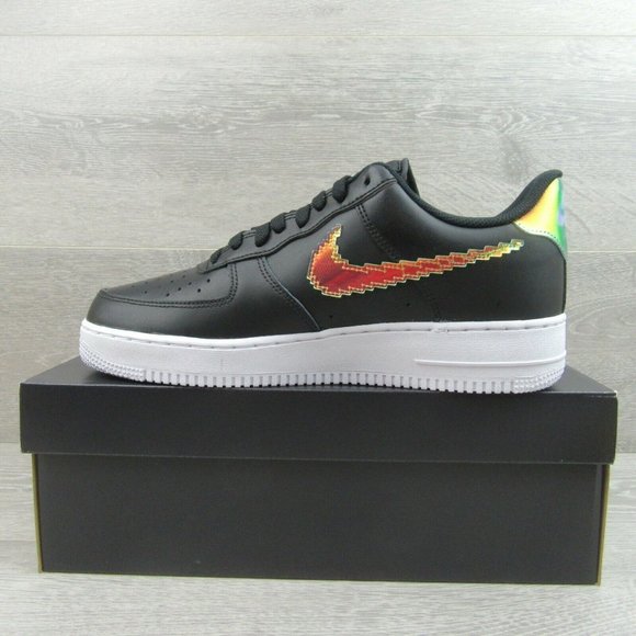 Nike Air force 1 '07 Iridescent Pixel Black Shoes - Picture 3 of 9